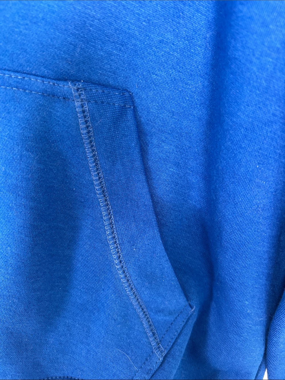 Authentic MLB Genuine Merchandise Hoodie with Embroidered Crest- Royal Blue - Picture 9 of 16